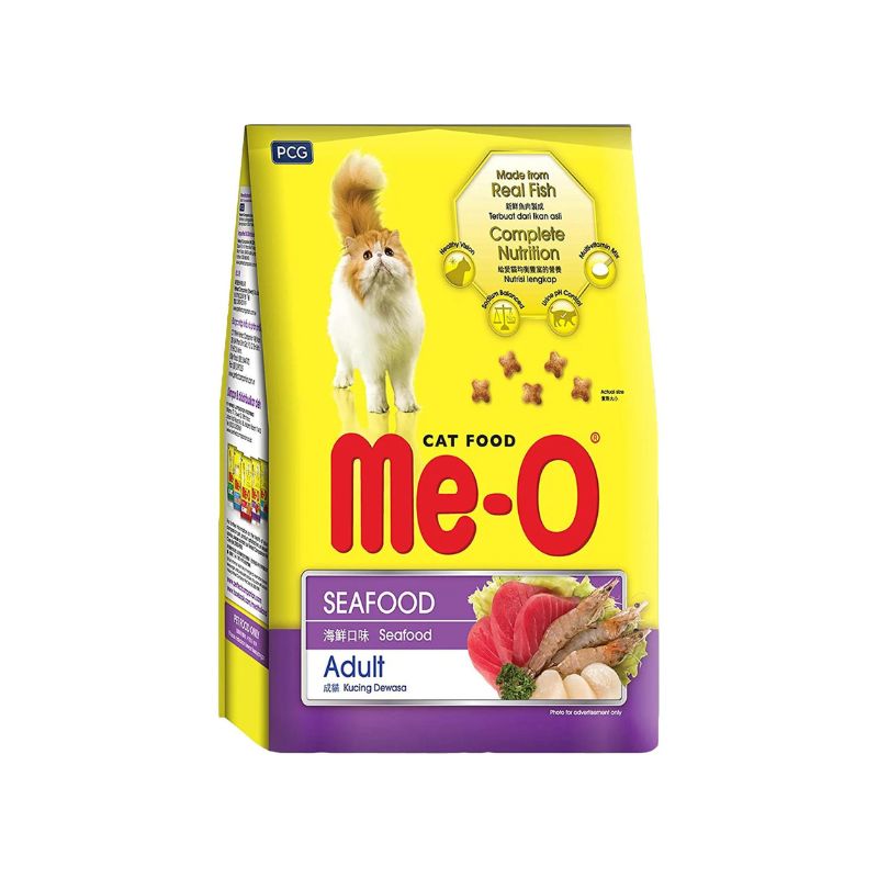 Me-O Adult Seafood Cat Food 3kg (Pack of 2)