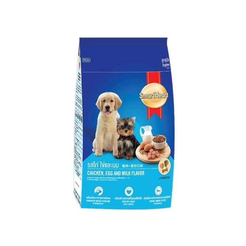 SmartHeart Puppy Food – Chicken, Egg & Milk 2.7kg (Pack of 4)