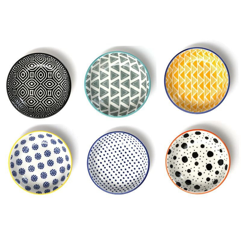 Dip Saucer Bowl Set 3.87"(Set of 6)