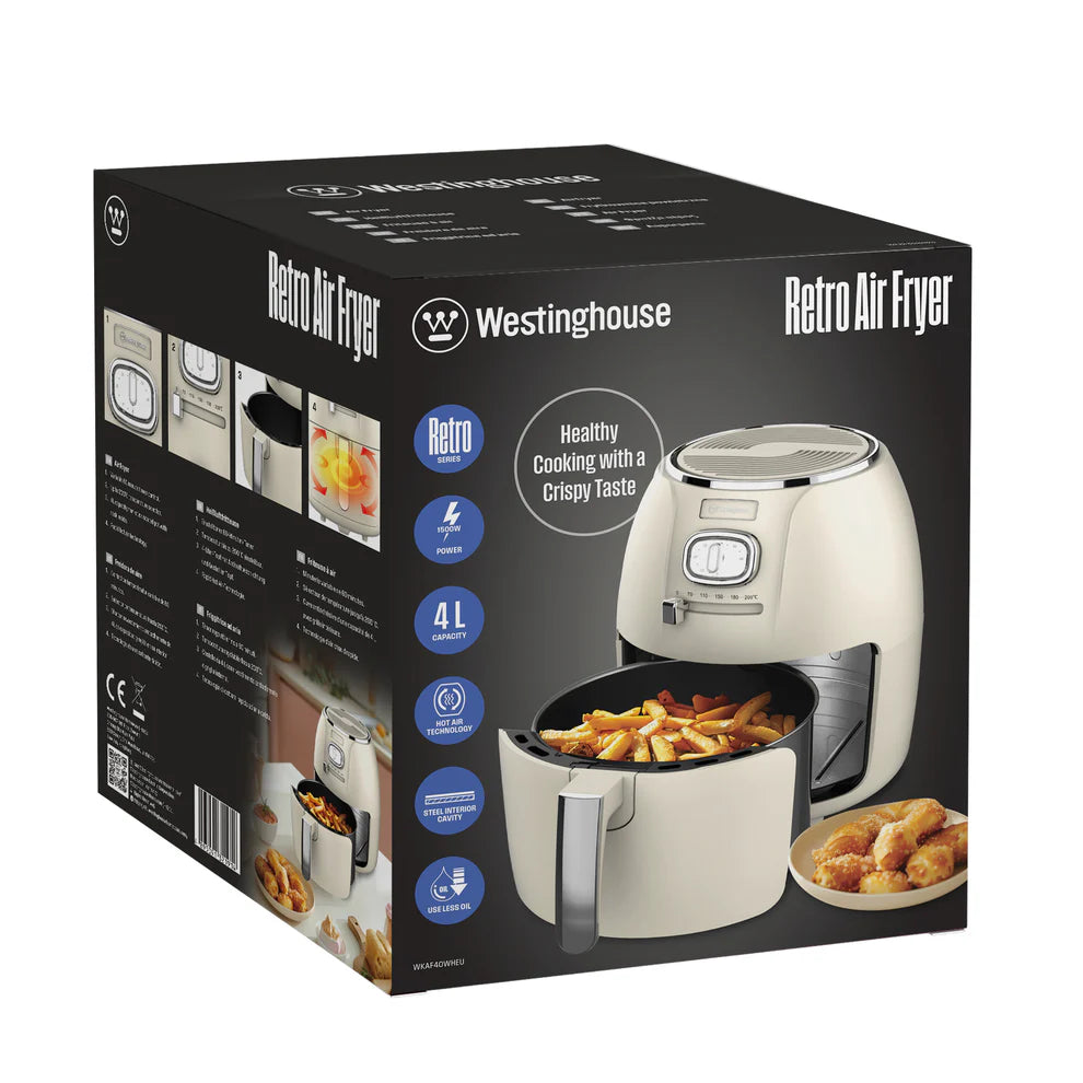 Westinghouse Retro Air Fryer 4L White