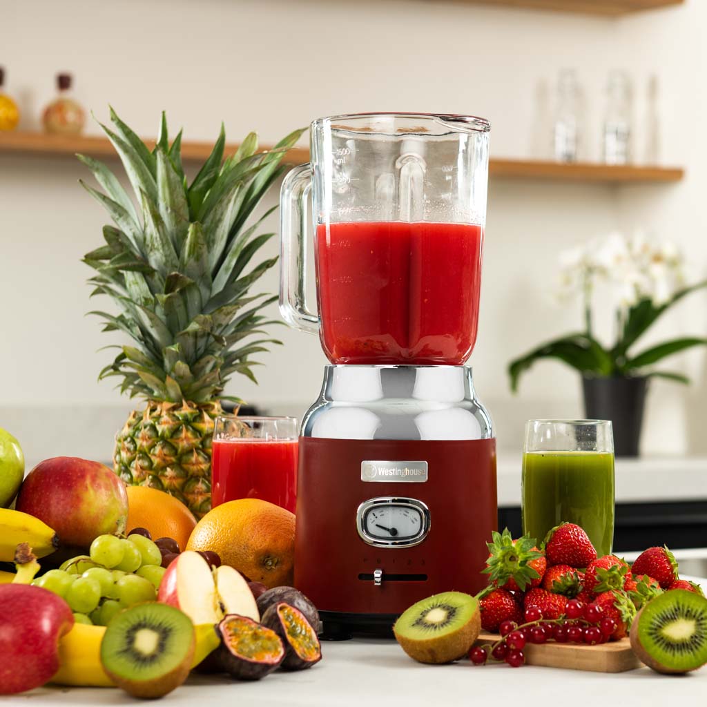 Westinghouse Retro Table Blender Red