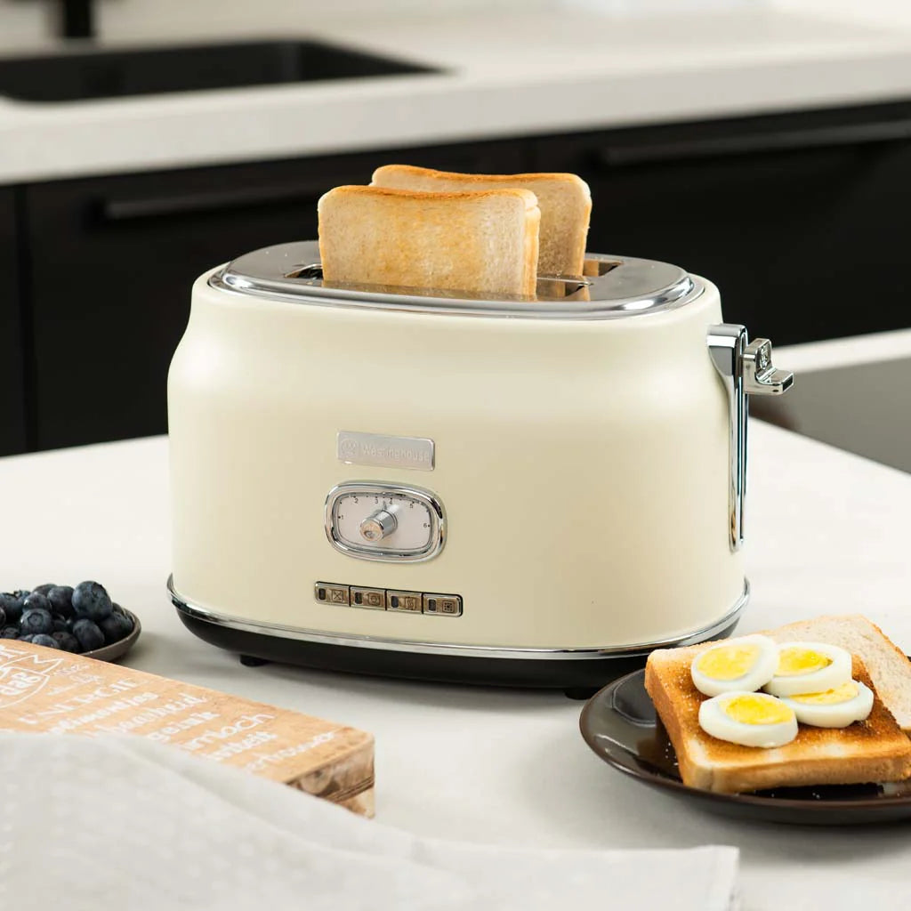 Westinghouse Retro 2 Slice Toaster White