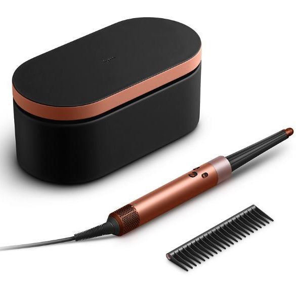 Airwrap I.D., long barrel, straight+wavy model HS08 Amber Silk
