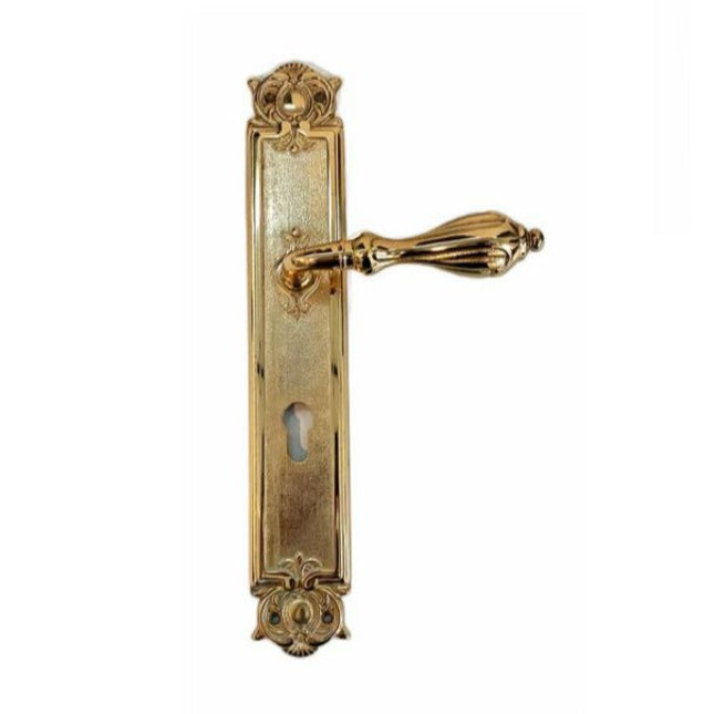 Lever Handle Ducale On Plate Gold 24KT