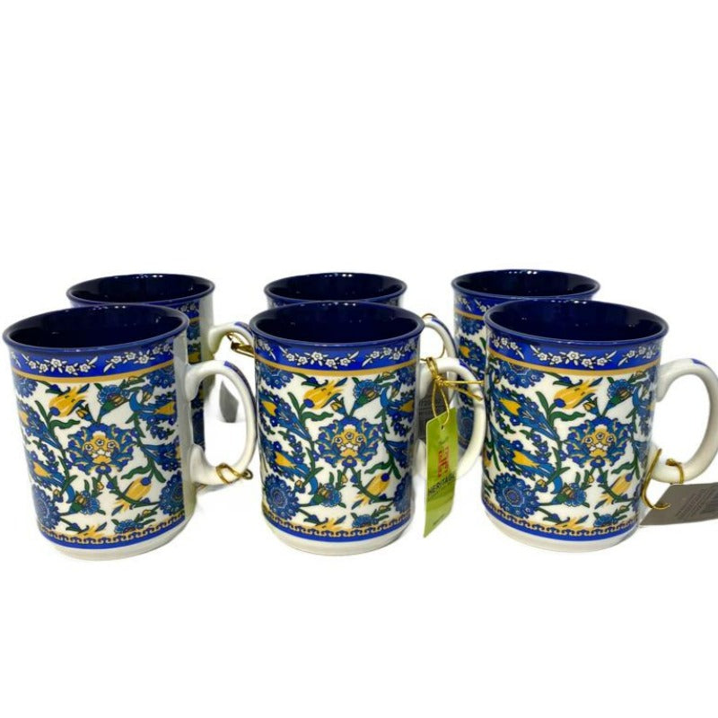 Heritage Vintage Mugs (Set of 6) by JB Saeed Studio Buy Tea & Coffee