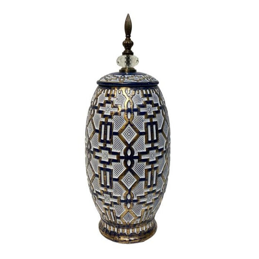 Classic Ceramic Vase With Cover