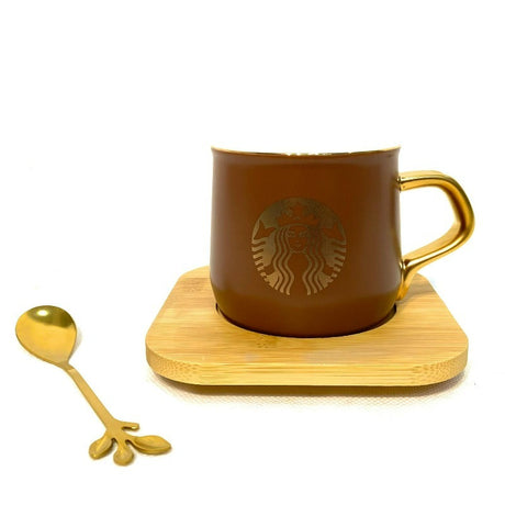 Coffee Mug With Saucer & Spoon 250ml