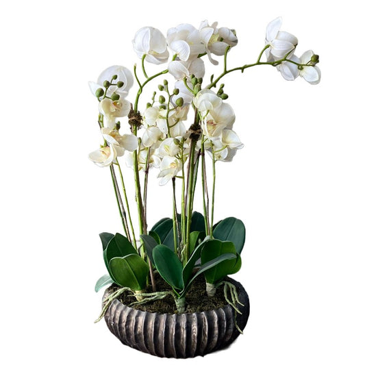 Faux Orchid Arrangement Vintage
