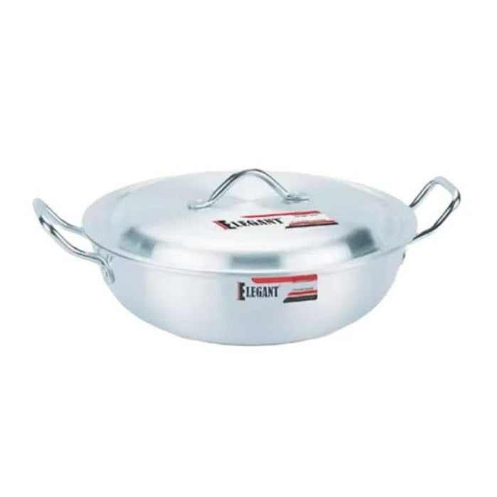 Prima Wok Pan With Lid Stainless Steel 30cm