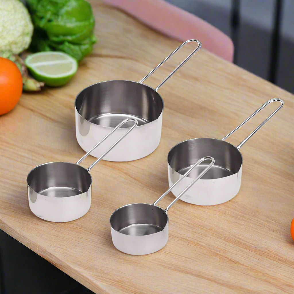 Measuring Cups Stainless Steel (Set of 4 Pcs)