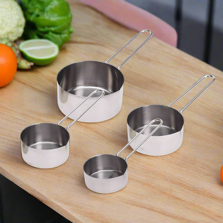 Measuring Cups Stainless Steel (Set of 4 Pcs)