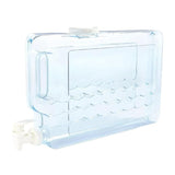 Plastic Beverage Container Transparent Blue 4.7L