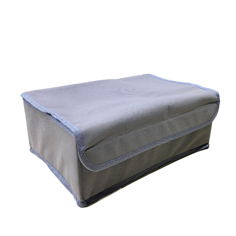 12-Compartment Foldable Undergarment Organizer Box Grey