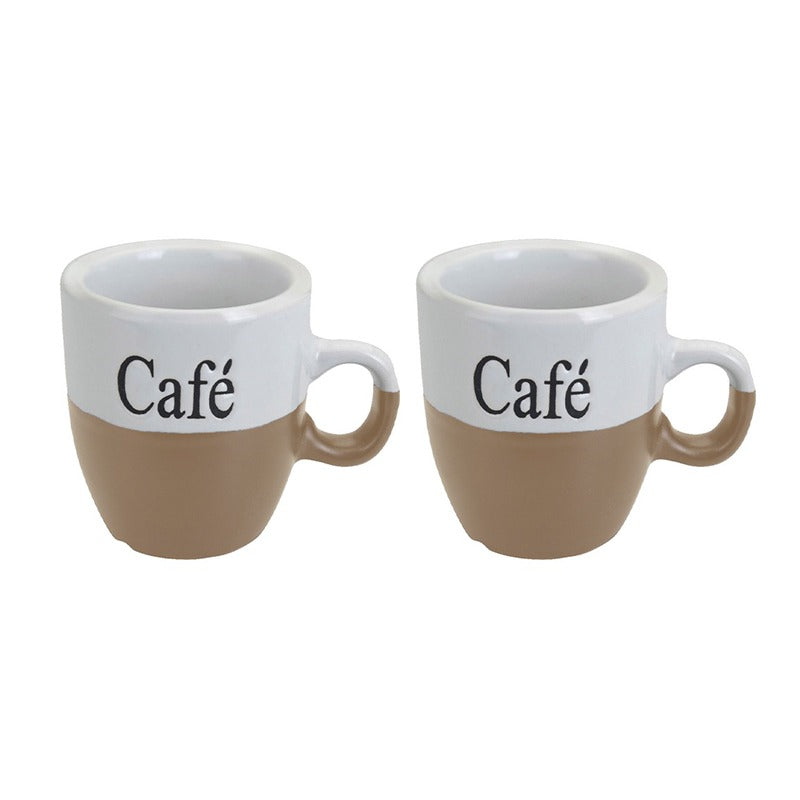 Coffee Mug Stoneware 150ml (Set of 2)