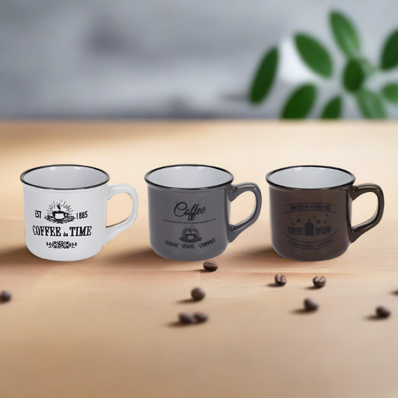 Mini Espresso Mug 100ml (Set of 3)