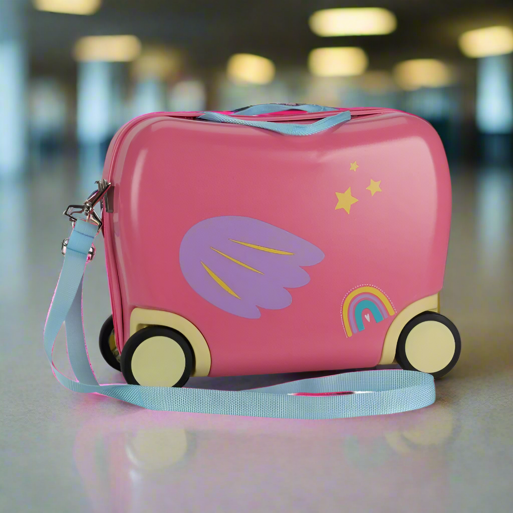 Kids Luggage Pink 16"