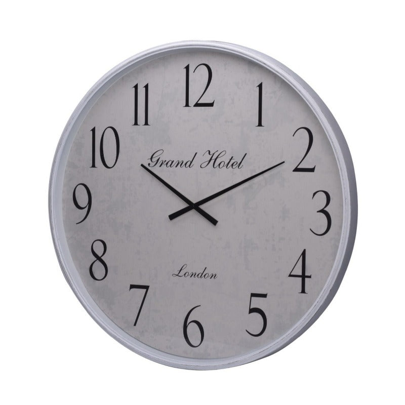 Wall Clock White Rim 76cm