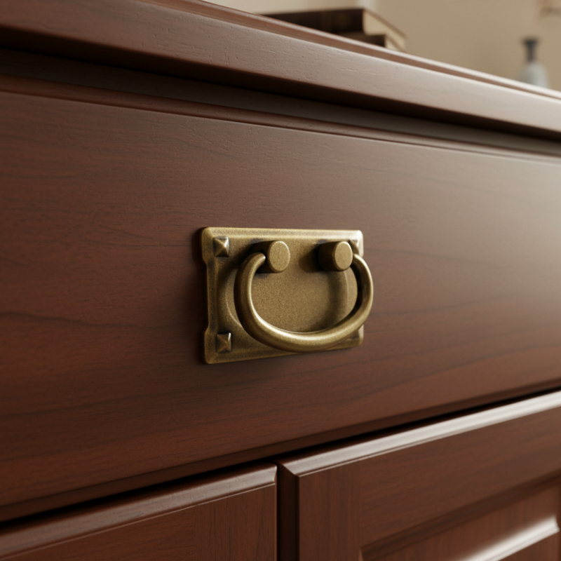 Drop Down Drawer Handle Antique Firenze