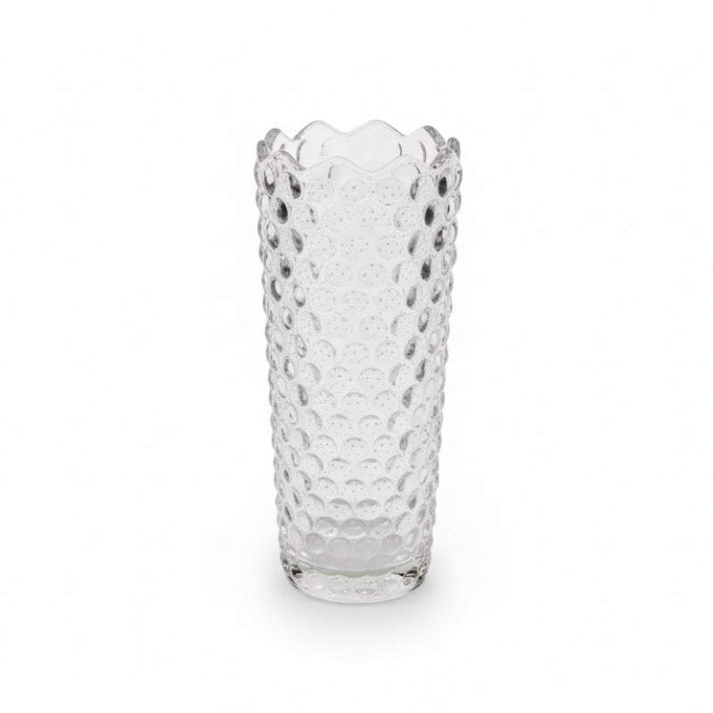 Crystal Glass Flower Vase 19.5cm