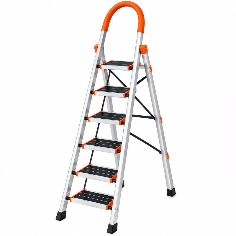 6 Step Folding Aluminum Ladder