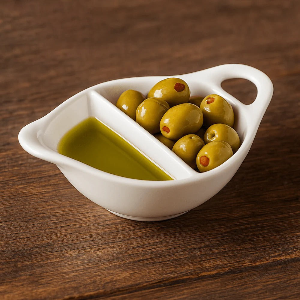 Symphony Divid Dip Bowl With Handle 15.5cm