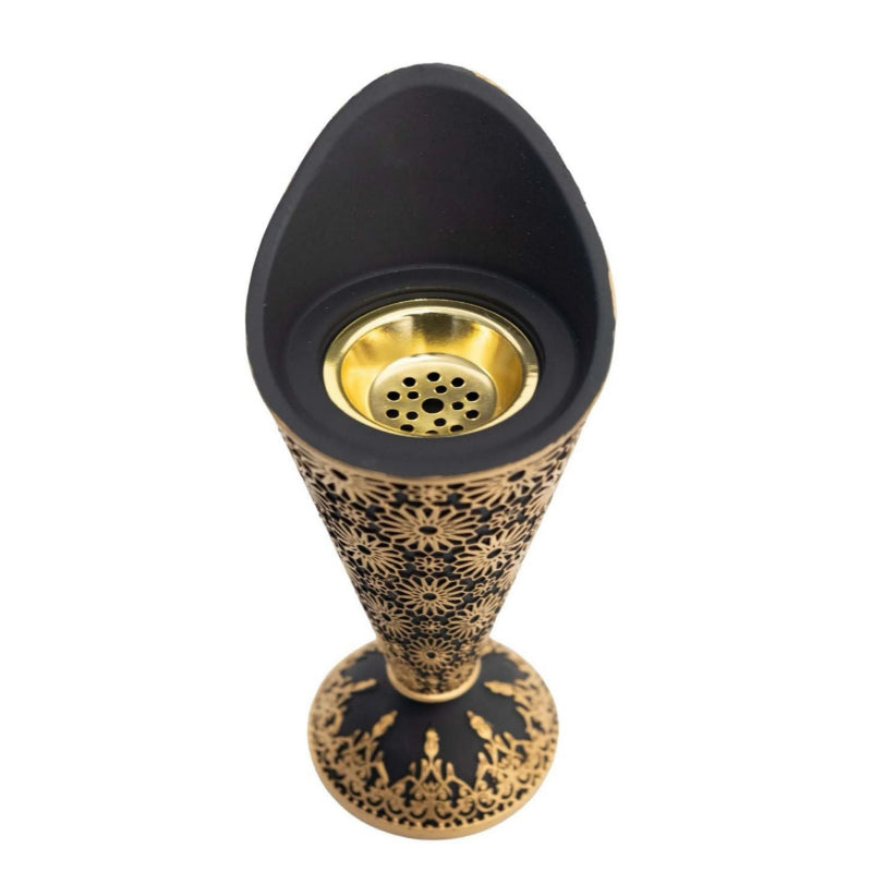 Cone Shaped Floral Bakhoor Burner