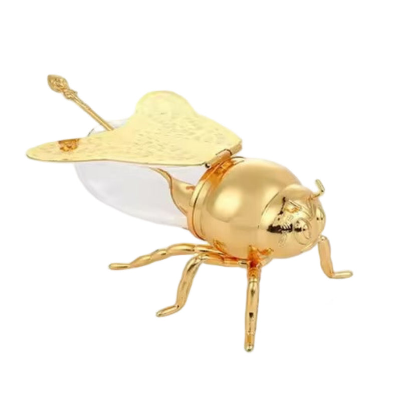 Golden Bee Sugar Pot