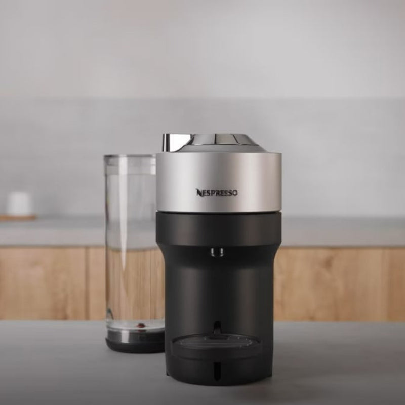 Nespresso Vertuo Pop+ Deluxe Silver Coffee Machine