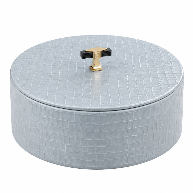 PU Leather Round Roti Box