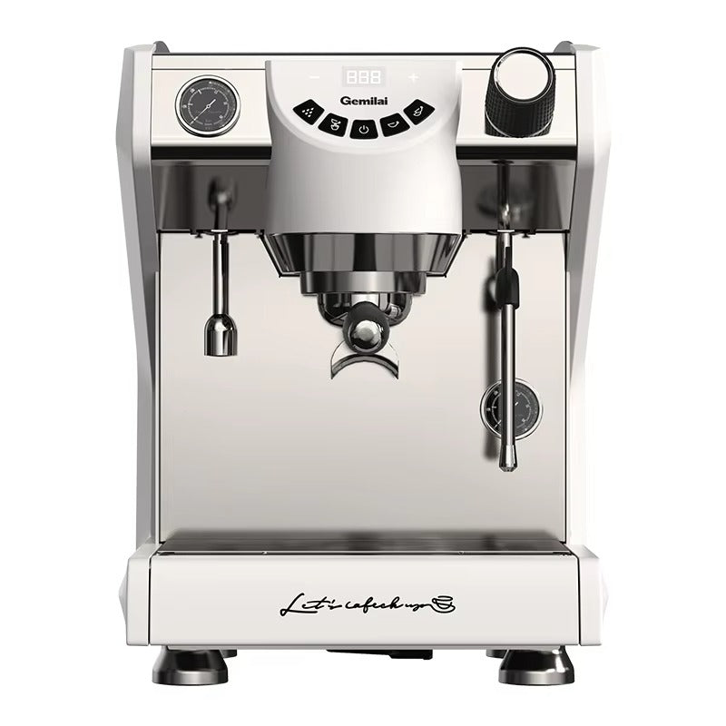 Gemilai Single Group Commercial Coffee Machine White