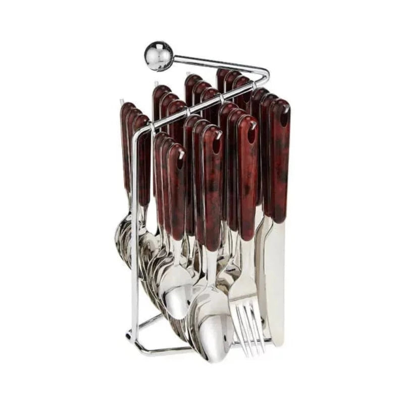 Winsor 24 Cutlery Set Walnut