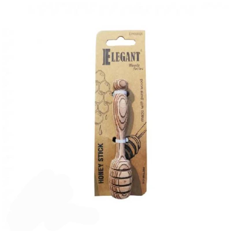 Wood Honey Dispenser 6"