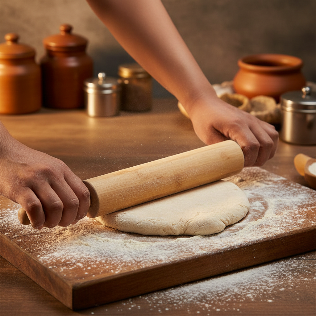 Wooden Rolling Pin/ Belan