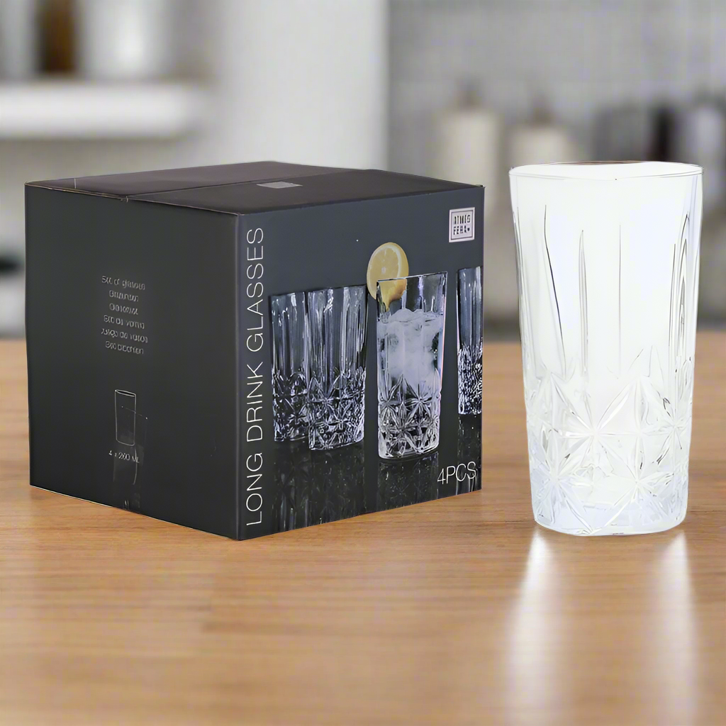 Drinking Glass 260ml Set 4pcs