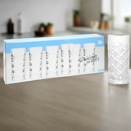 Drinking Glass Set Of 6pcs Dia