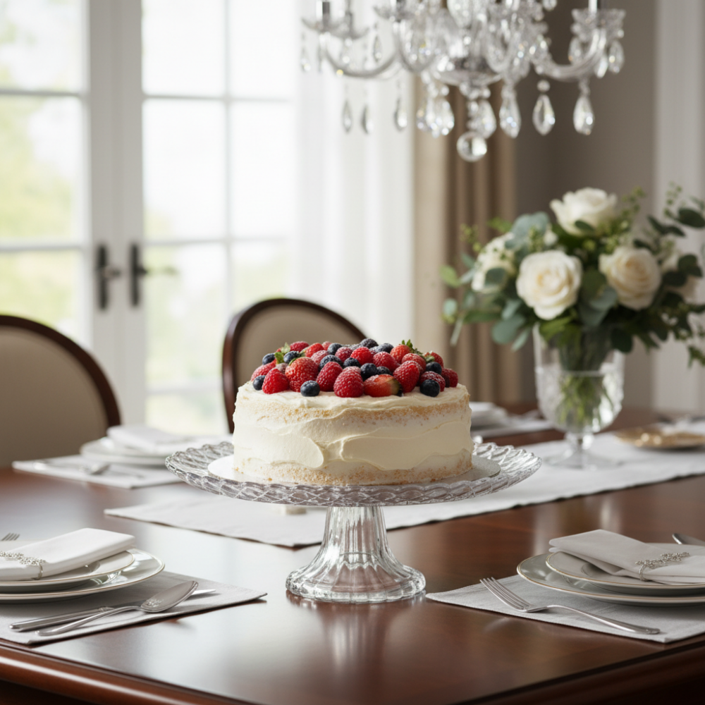 Cake Dome Stand With Base 17cm