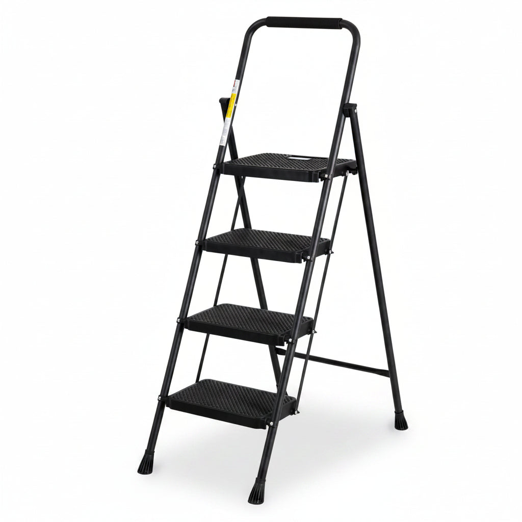 Euro Tower 4 Step Metal Ladder (Made in Turkey)