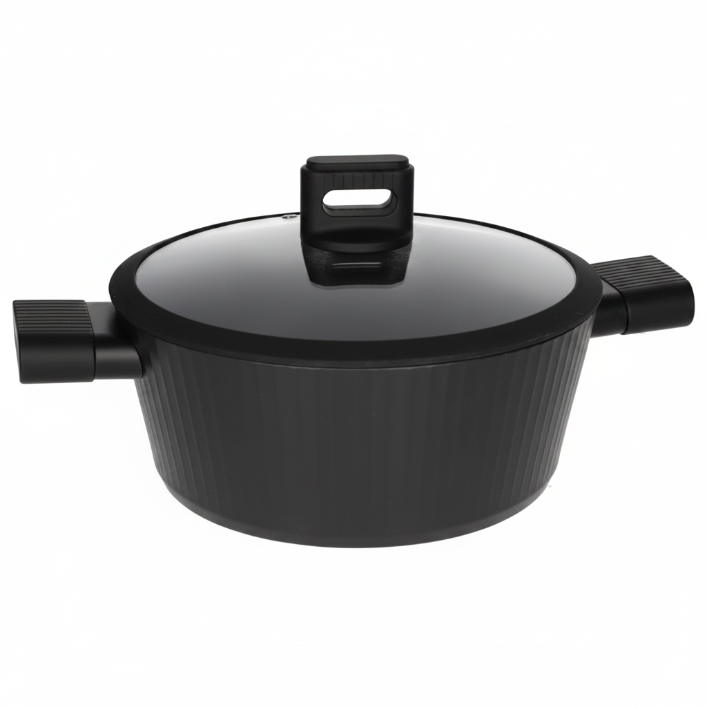 Aluminum Non Stick Casserole Pot 3.8L