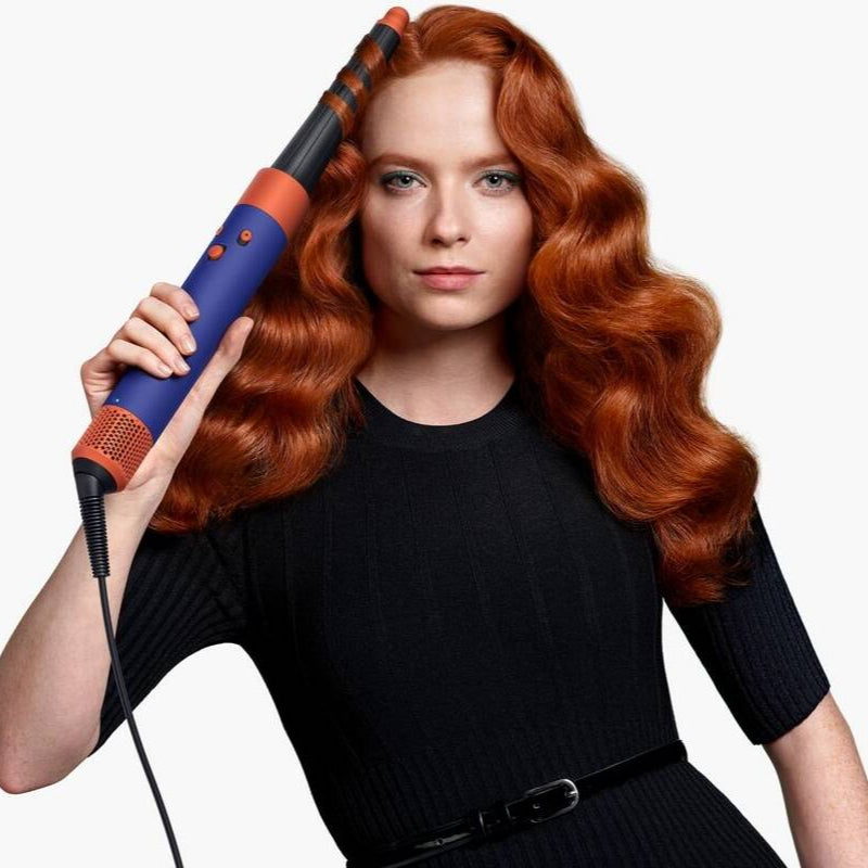 Airwrap I.D., long barrel, straight+wavy model HS08 Prussian Blue