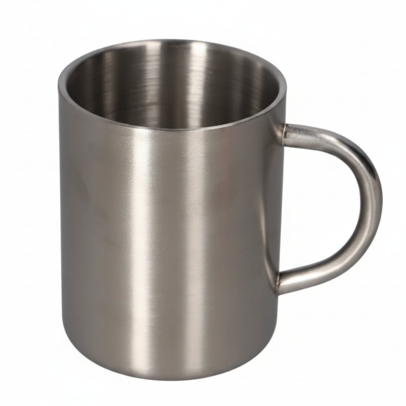 Stainless Steel Mug 400ml Silver