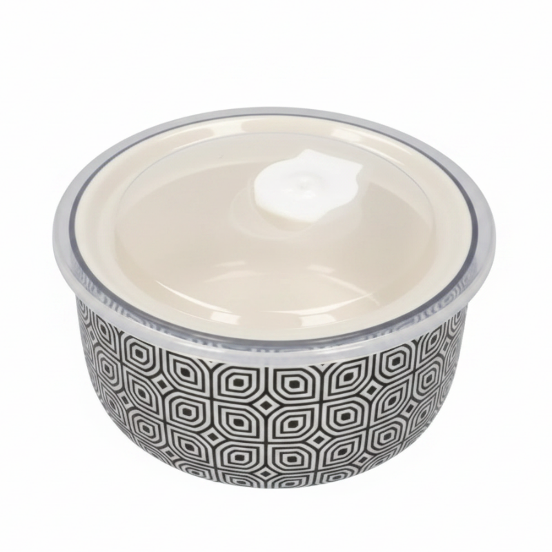 Porcelain Bohemian Airtight Food Container 0.6L