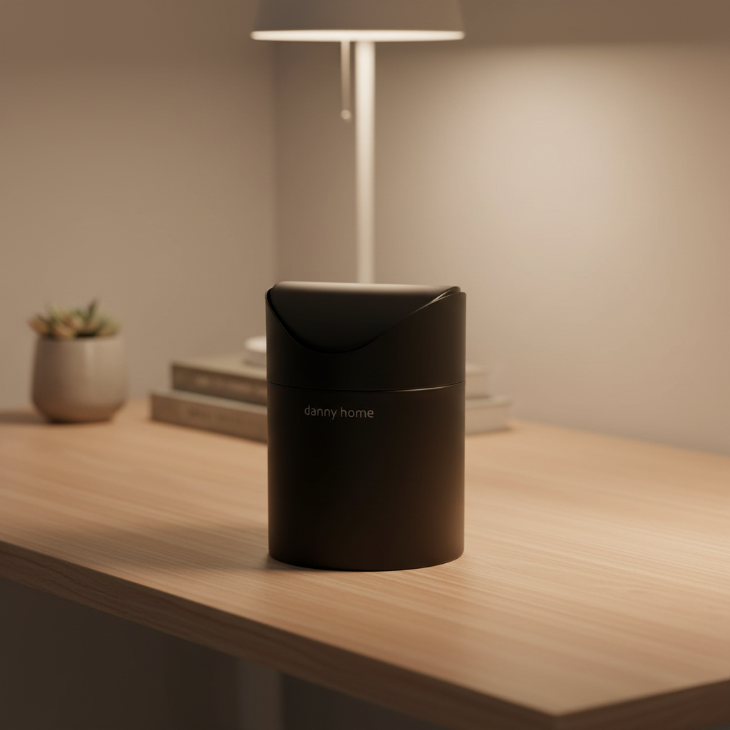 Stainless Steel Mini Bin 1.5L Black