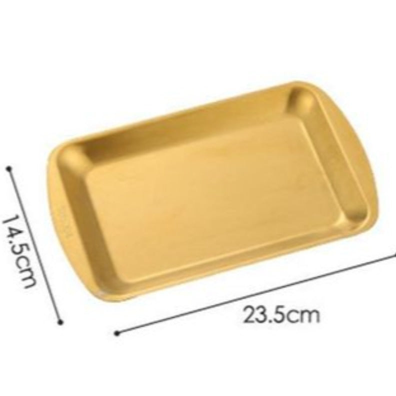 Gold Plated Stainless Steel Tray 11cm by JB Saeed Studio Buy Serving
