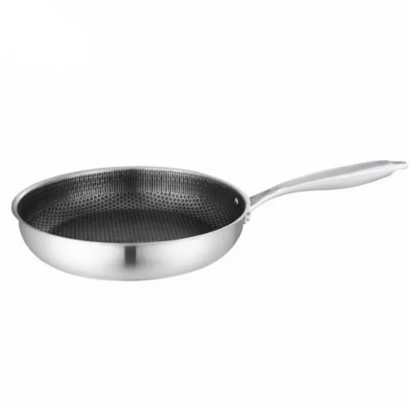 Honey Comb Non Stick Stainless Steel Fry Pan 22cm