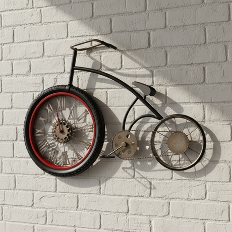 Wall Clock Bicycle