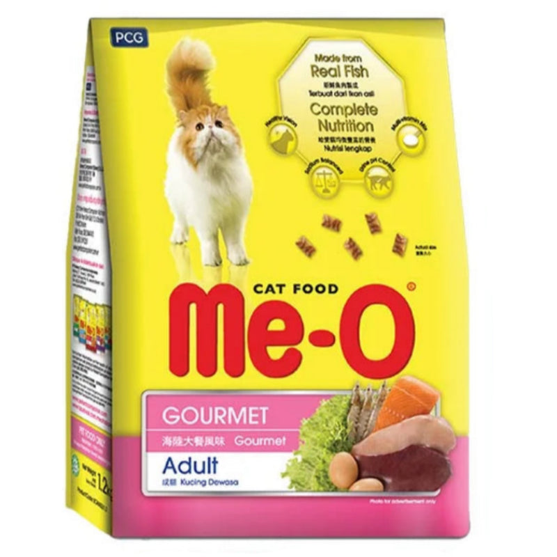 Me-O Gourmet Adult Cat Food 1.1kg (Pack of 6)
