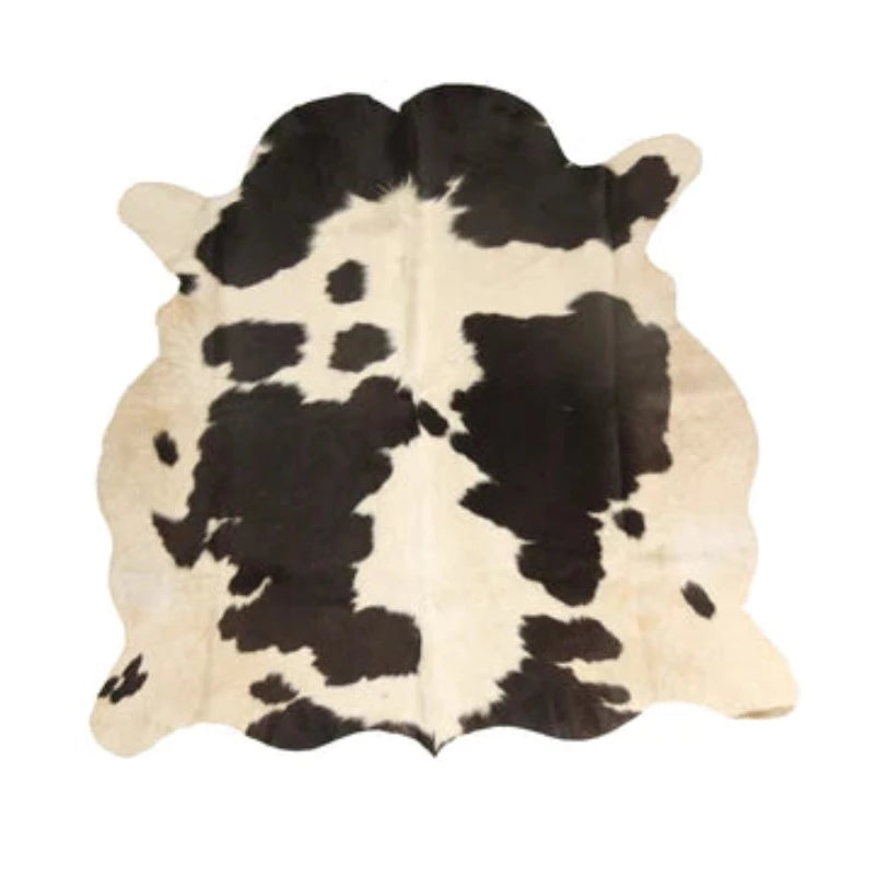 Natural Cow Hide Rug 4.5 x 4.5 ft