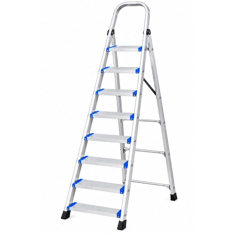 8 Step Folding Aluminum Ladder