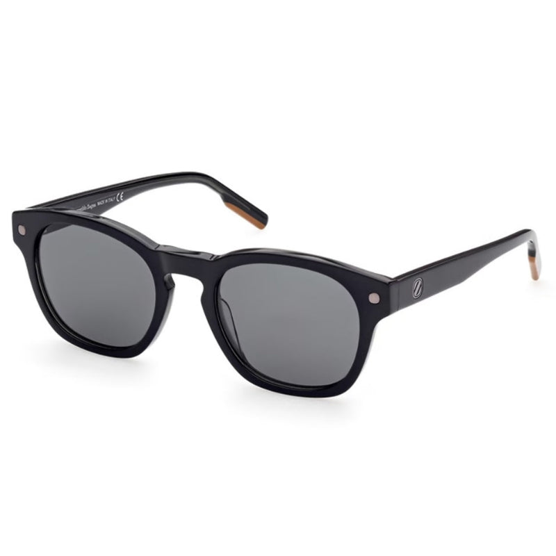 Zegna Men's Sunglass Shiny Black