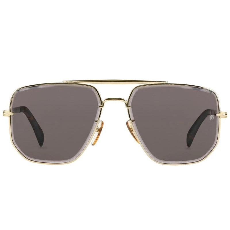 David Beckham Geometric Men Sunglass Gold